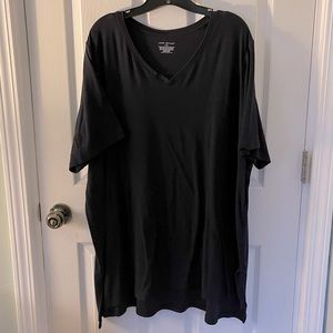 Lane Bryant Navy Blue V neck tee Size 26/28